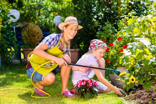 Person using a screen reader while viewing gardening information